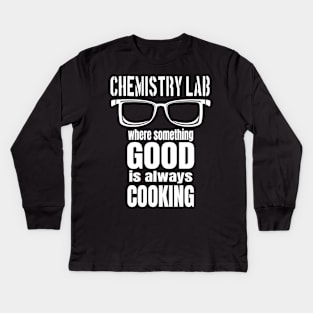 Chemistry Lab Kids Long Sleeve T-Shirt